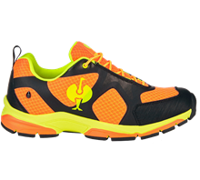 O2 Work shoes e.s. Minkar II black/high-vis yellow/high-vis orange 