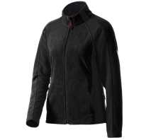 e.s. Fleece jacket CI, ladies' black
