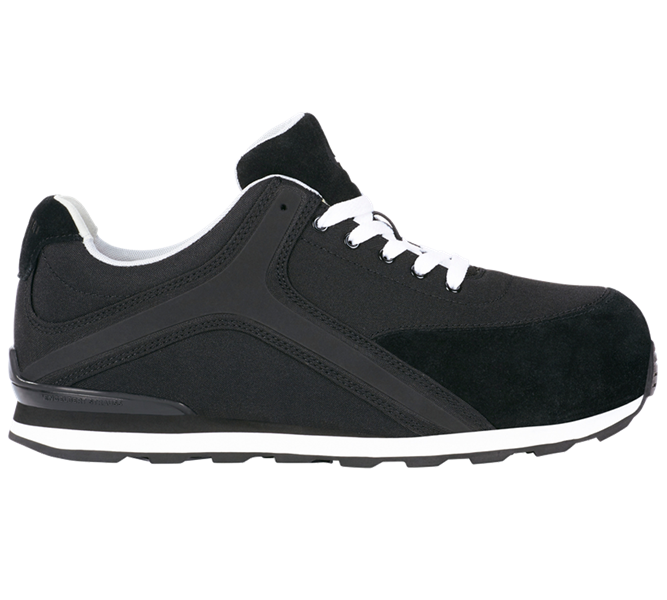 Main view, Safety Trainers, e.s. S1P Safety shoes Sutur, black/white