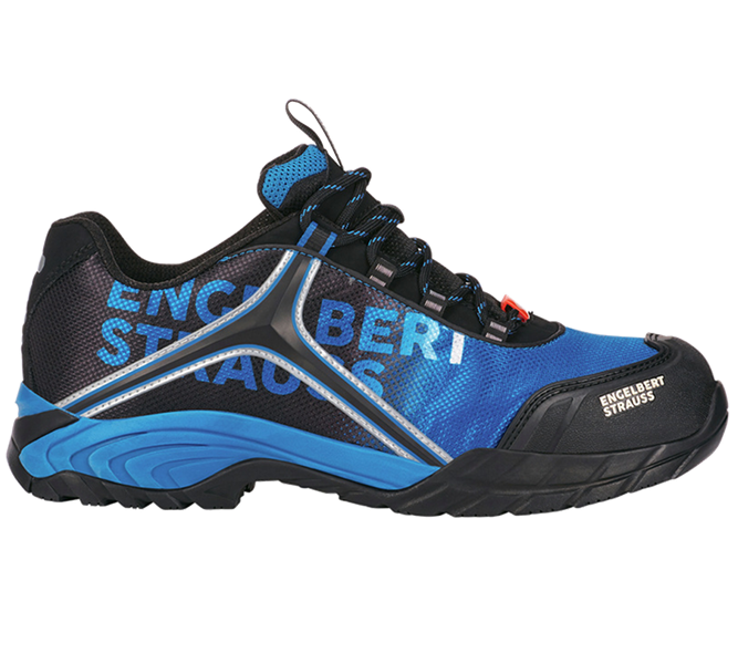 Main view, S1, e.s. S1 Safety shoes Merak, graphite/gentianblue