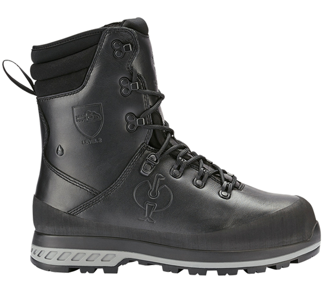 Main view, S2, e.s. S2 Forestry safety boots Triton, black