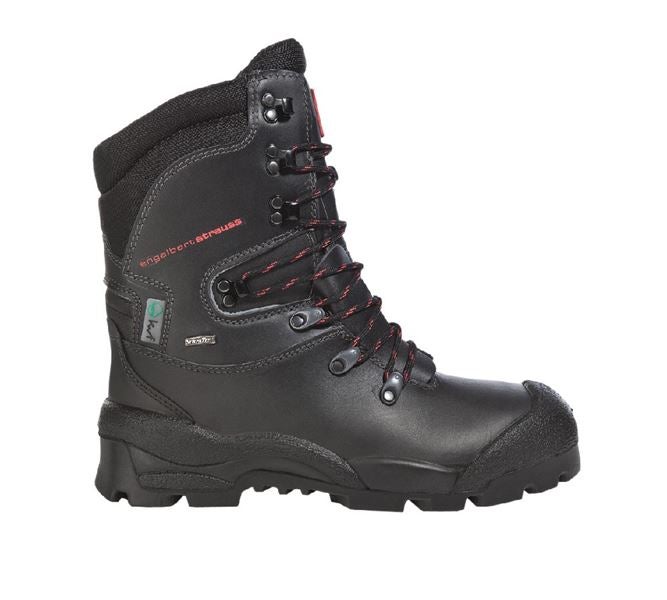 Main view, SALE, S2 Forestry safety boots Harz, black