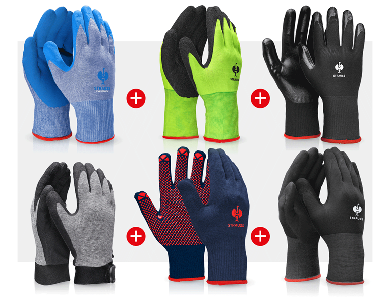 Main view, Personal Protection, Gloves – professional set coating