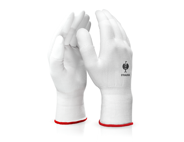 Main view, Polyester, PU micro gloves Sensitive