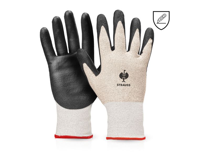 Main view, Polyurethane, PU cut protection gloves, level B