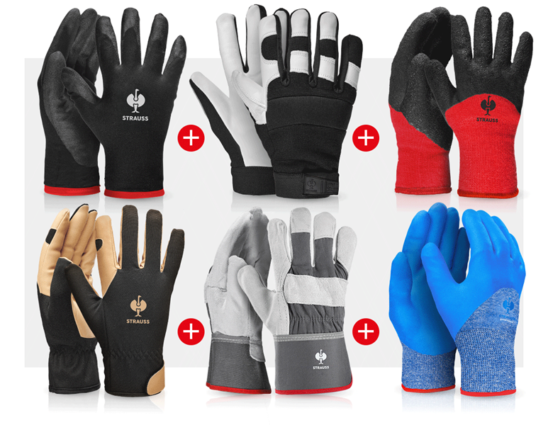 Main view, SALE, TEST-Set: Cold-resistant gloves