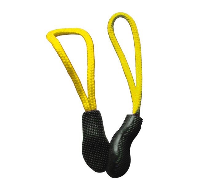 Main view, Women, Zip puller set, yellow