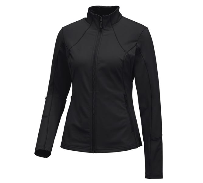 Main view, Overview of the e.s. collections, e.s. Functional sweat jacket solid, ladies', black