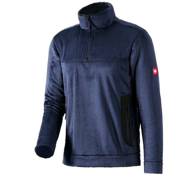 Main view, Pullover | Troyer, e.s. Troyer Highloft, navy/black