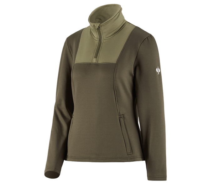 Funct.Troyer thermo stretch e.s.concrete, ladies'