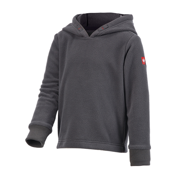 Main view, Kids, e.s. Fleece Hoody, children's, anthracite