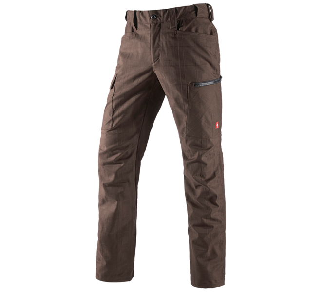 Main view, Hospitality | Catering, e.s. Trousers pocket, men's, chestnut