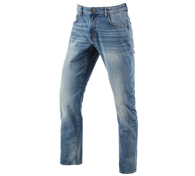 Main view, Overview of the e.s. collections, e.s. 5-pocket stretch jeans, straight, stonewashed