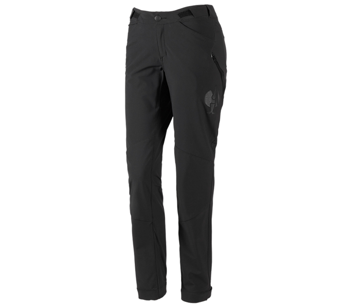 Main view, Work Trousers, Functional trousers e.s.trail, ladies', black