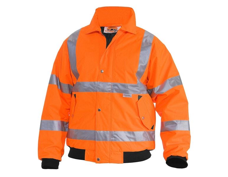 Main view, High-vis clothing, STONEKIT High-vis pilot jacket, high-vis orange