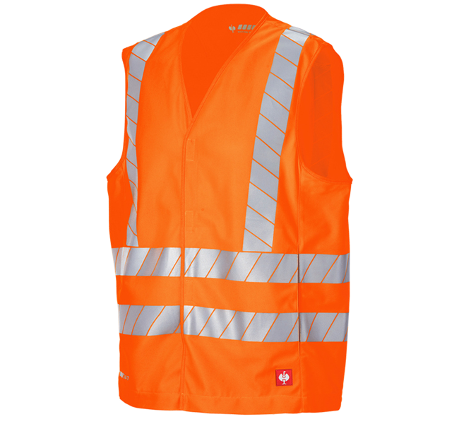 Main view, Clothing, High-vis bodywarmer e.s.motion 24/7 uni, high-vis orange