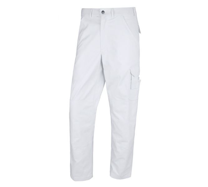 Main view, Work Trousers, STONEKIT Trousers Aalborg, white