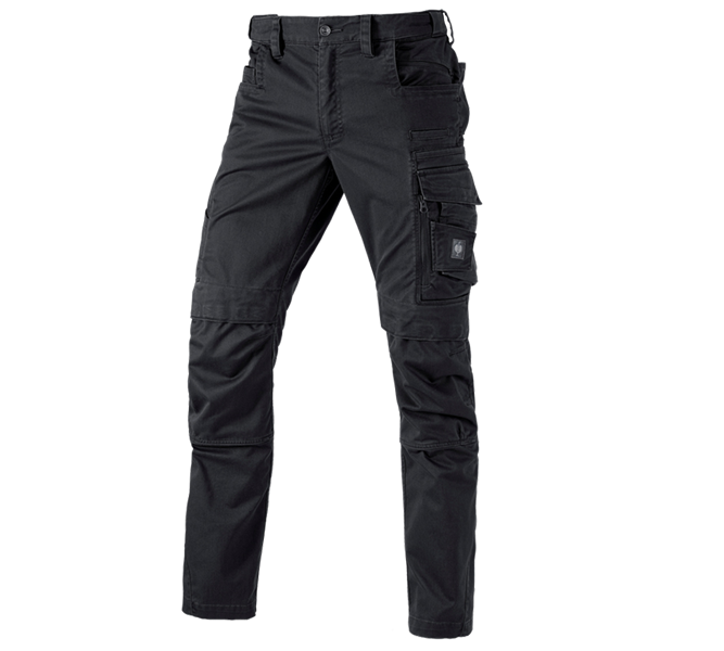 Buy BLACKBERRYS Black Structured Polyester Viscose Skinny Fit Men's Work  Wear Trousers | Shoppers Stop