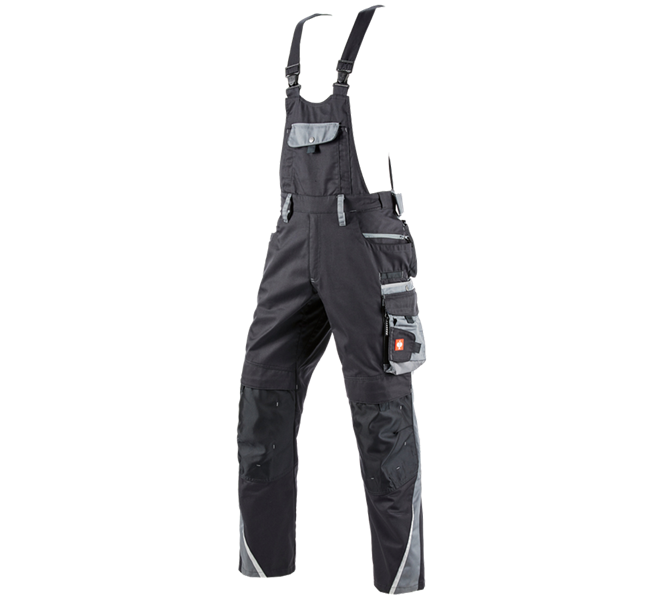 Main view, Clothing, Bib & brace e.s.motion winter, graphite/cement