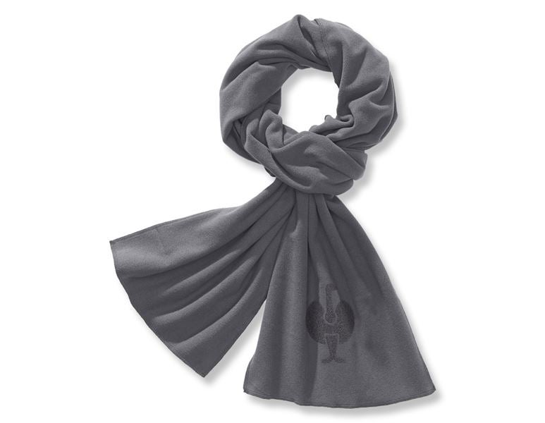 Main view, Gift Ideas, e.s. FIBERTWIN® microfleece scarf, graphite