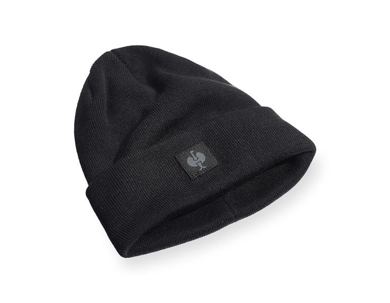 Main view, Search, Knitted cap e.s.iconic, black