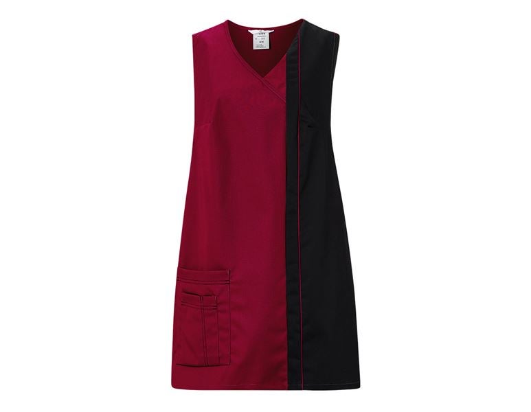 Main view, Aprons, Tabard Franziska, bordeaux/black