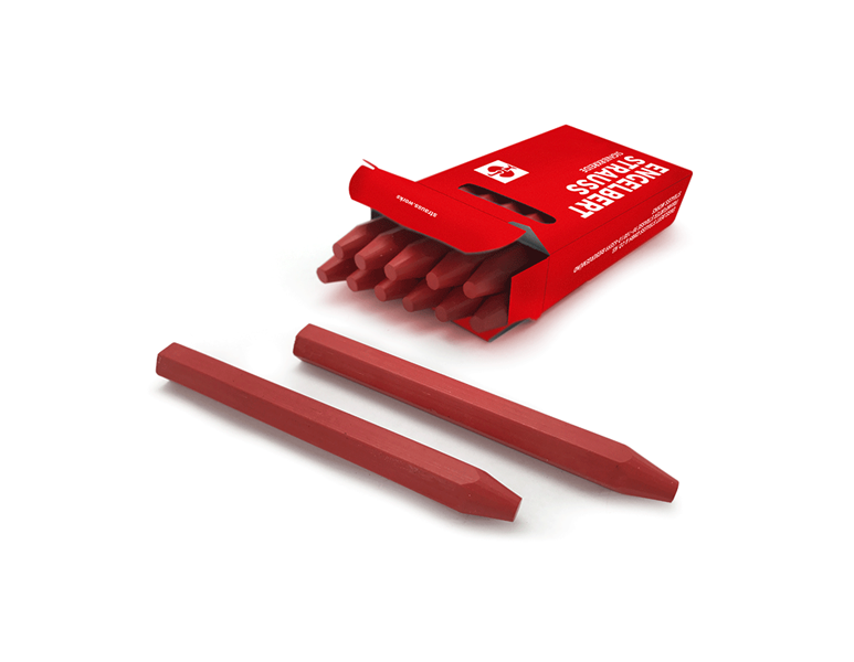 Main view, Marking tools, Oil marking chalk, pack of 12, red