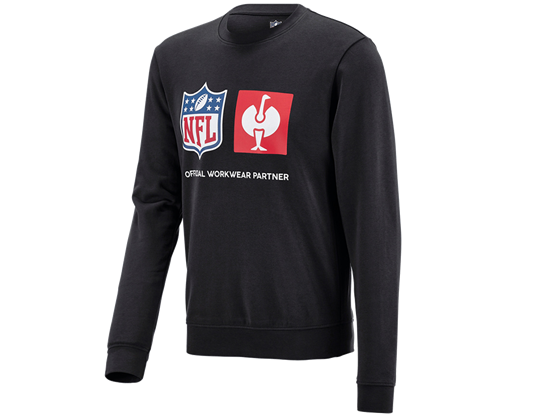 Main view, NFL Sweatshirt cotton, black