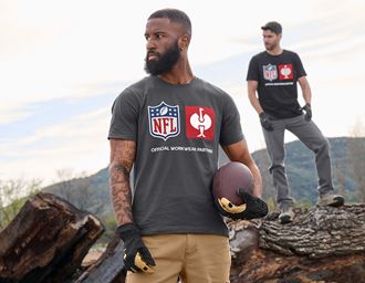 View 3, NFL T-Shirt cotton, carbongrey