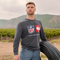 View 3, NFL Sweatshirt cotton, carbongrey