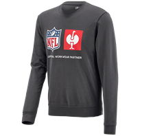 Main view, NFL Sweatshirt cotton, carbongrey