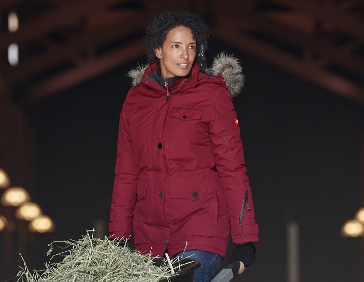 Winter parka e.s.vision, ladies' ruby | Strauss