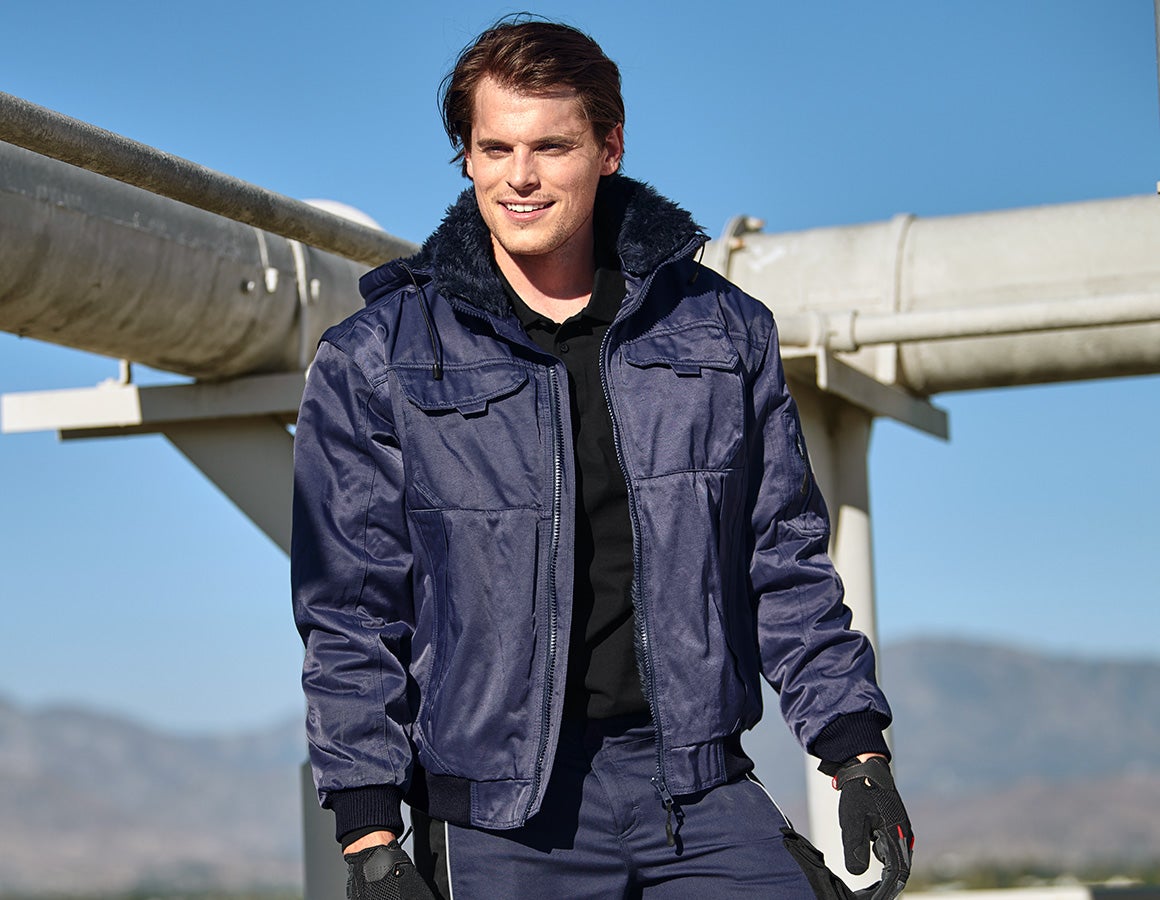 Blue pilot jacket hotsell