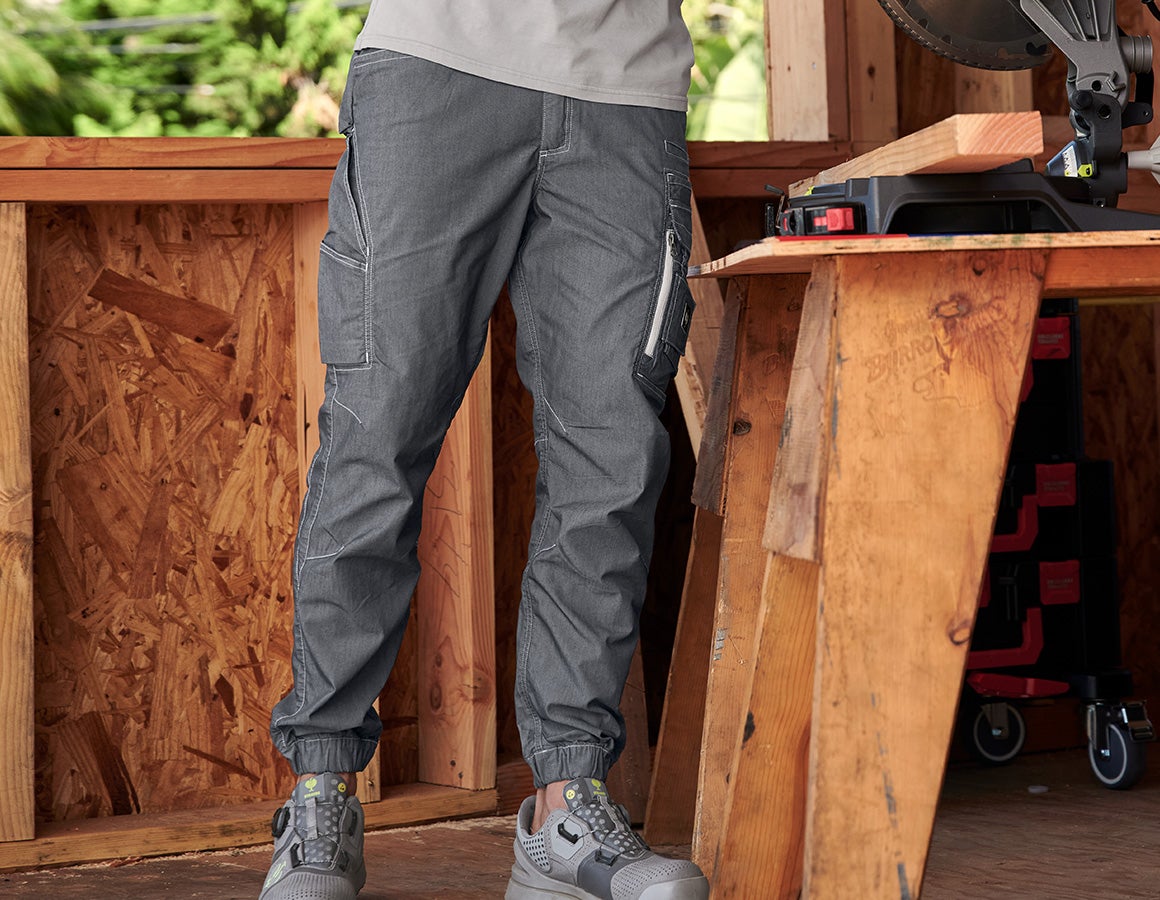 Cotton and Linen Mix Mens Summer Trousers