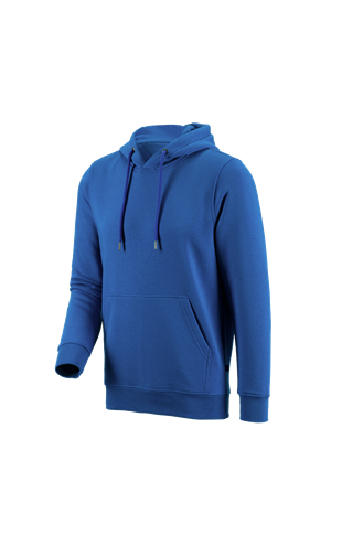 e.s. Hoody sweatshirt poly cotton gentianblue | Strauss