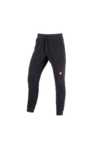 e.s. Fleece Trousers black