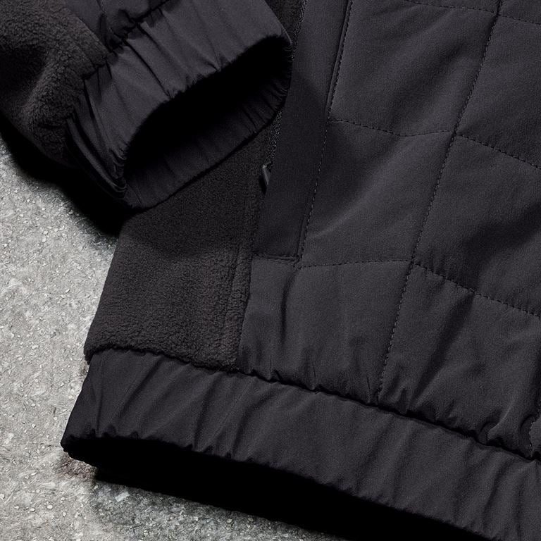 Hybrid fleece jacket e.s.concrete black | Strauss