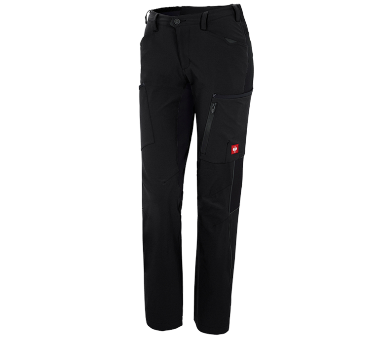 Winter cargo trousers e.s.vision stretch, ladies' black | Strauss