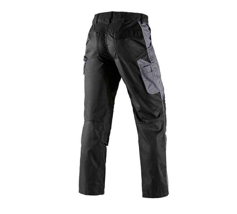 Trousers e.s.active black/anthracite | Strauss