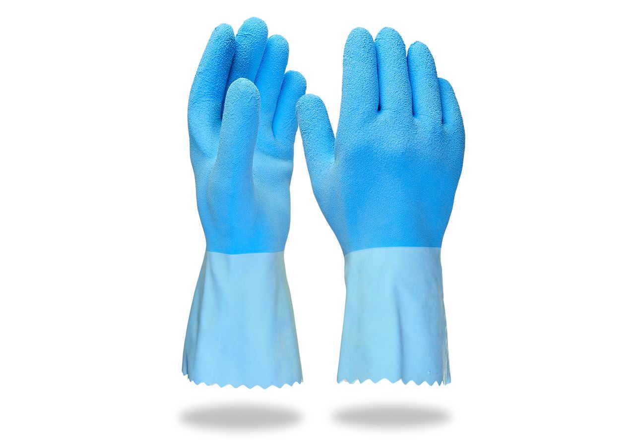 Coated: Latex special gloves Hy Blue