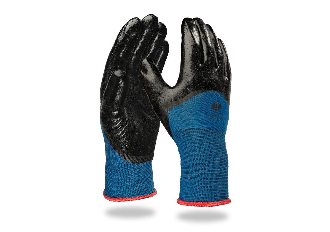 Coated: Neoprene micro gloves, back fully coated