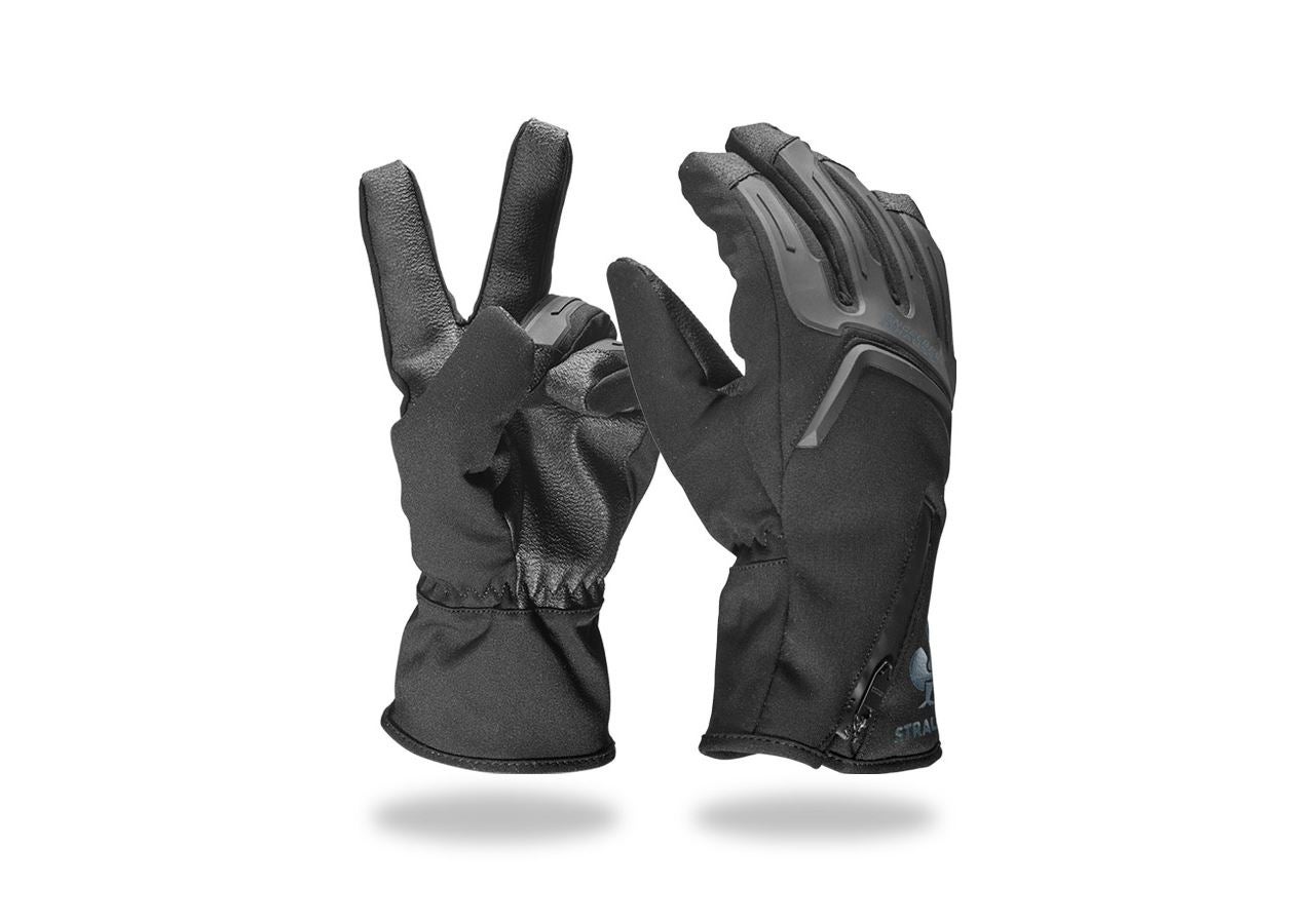 Cold: e.s. Children's Winter gloves Proteus Ice + black/grey