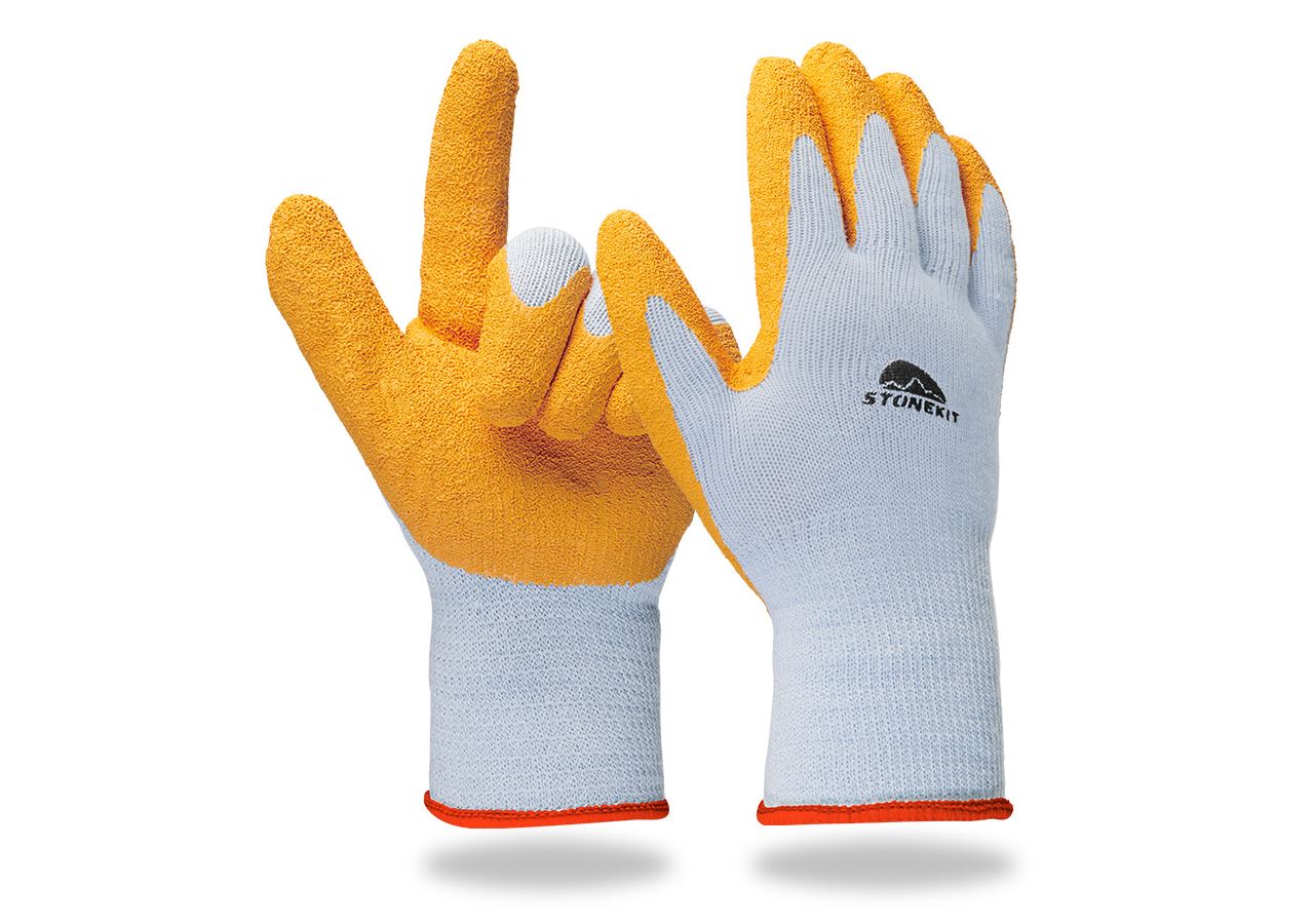 Coated: Latex knitted gloves Eco Grip II, pack of 12