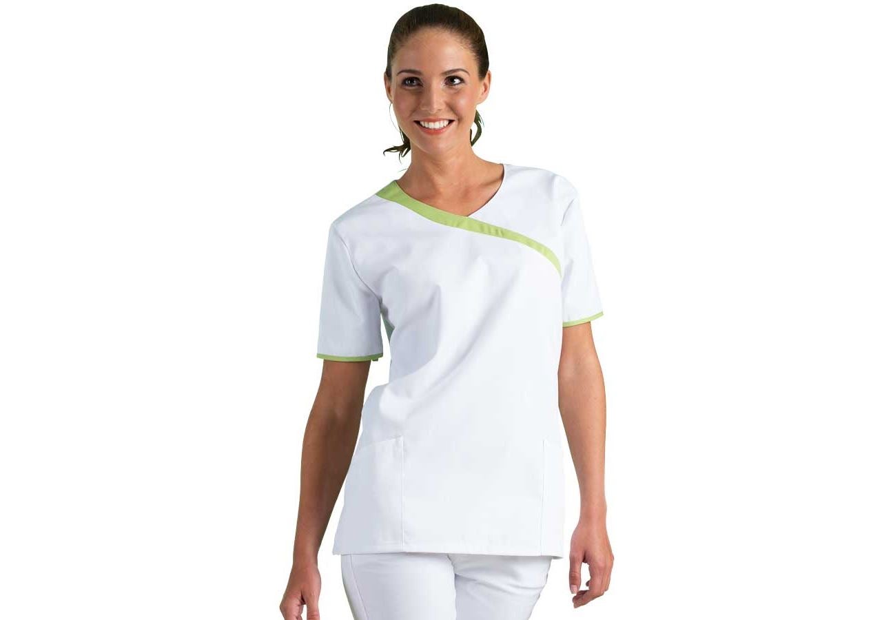 Shirts, Pullover & more: Tunic Maren + white/apple green