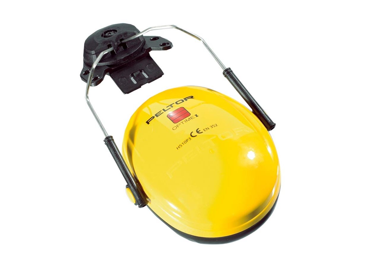 Ear Defenders: 3M Peltor Hearing protectors for helmet Optime I + yellow