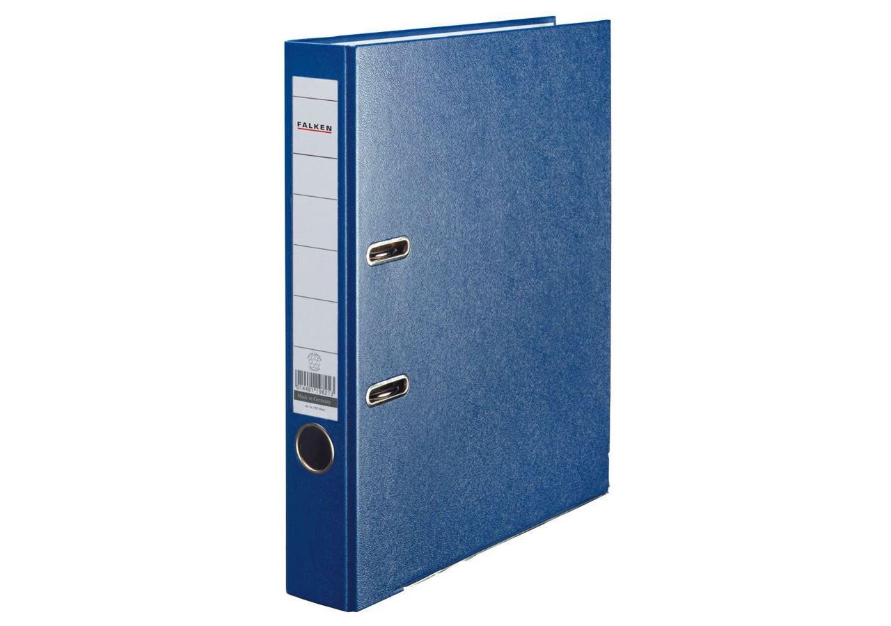Organisation: Falken Plastic A4 Lever Arch Files + blue