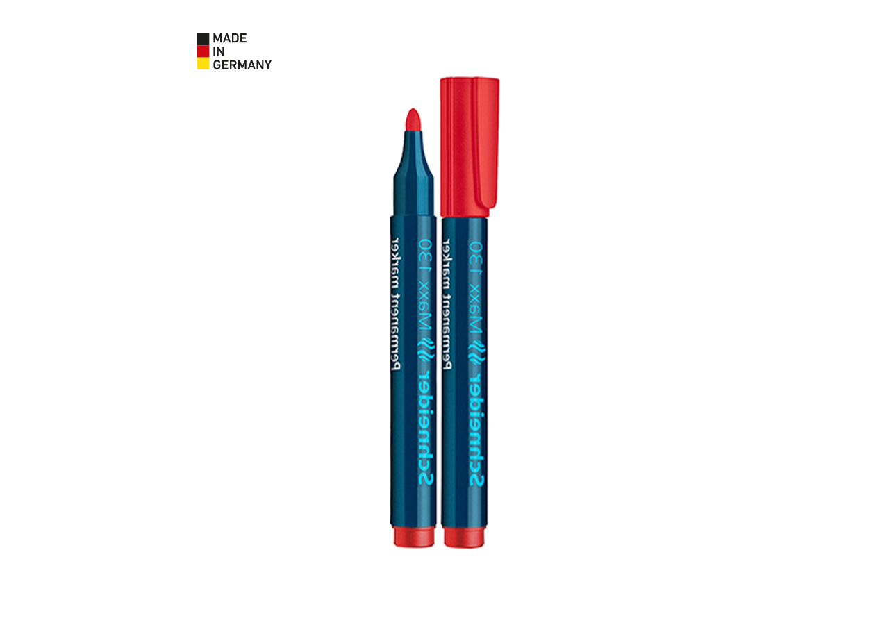 Writing | Correcting: Schneider Permanent Marker 130, Pack of 10 + red