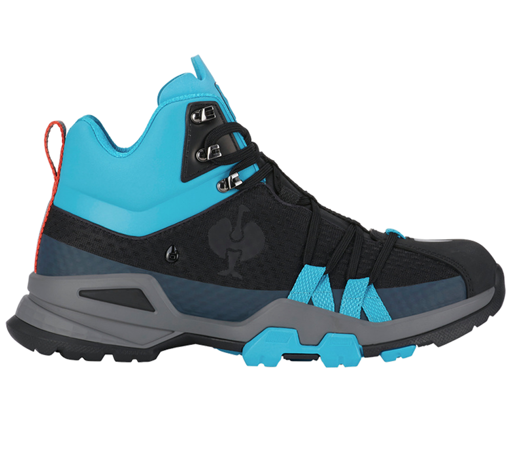 O2: O2 Work shoes e.s. Kobuk mid + black/nice blue