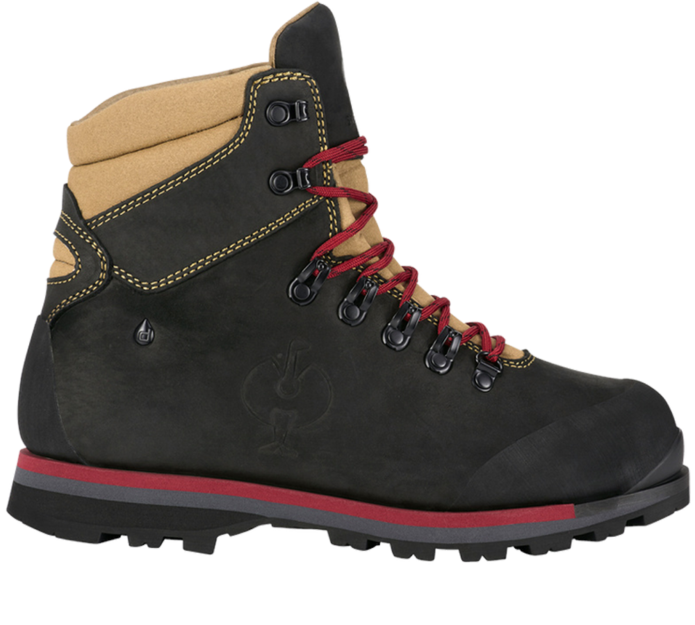 O2: O2 Work shoes e.s. Darak II + black/walnut/ruby