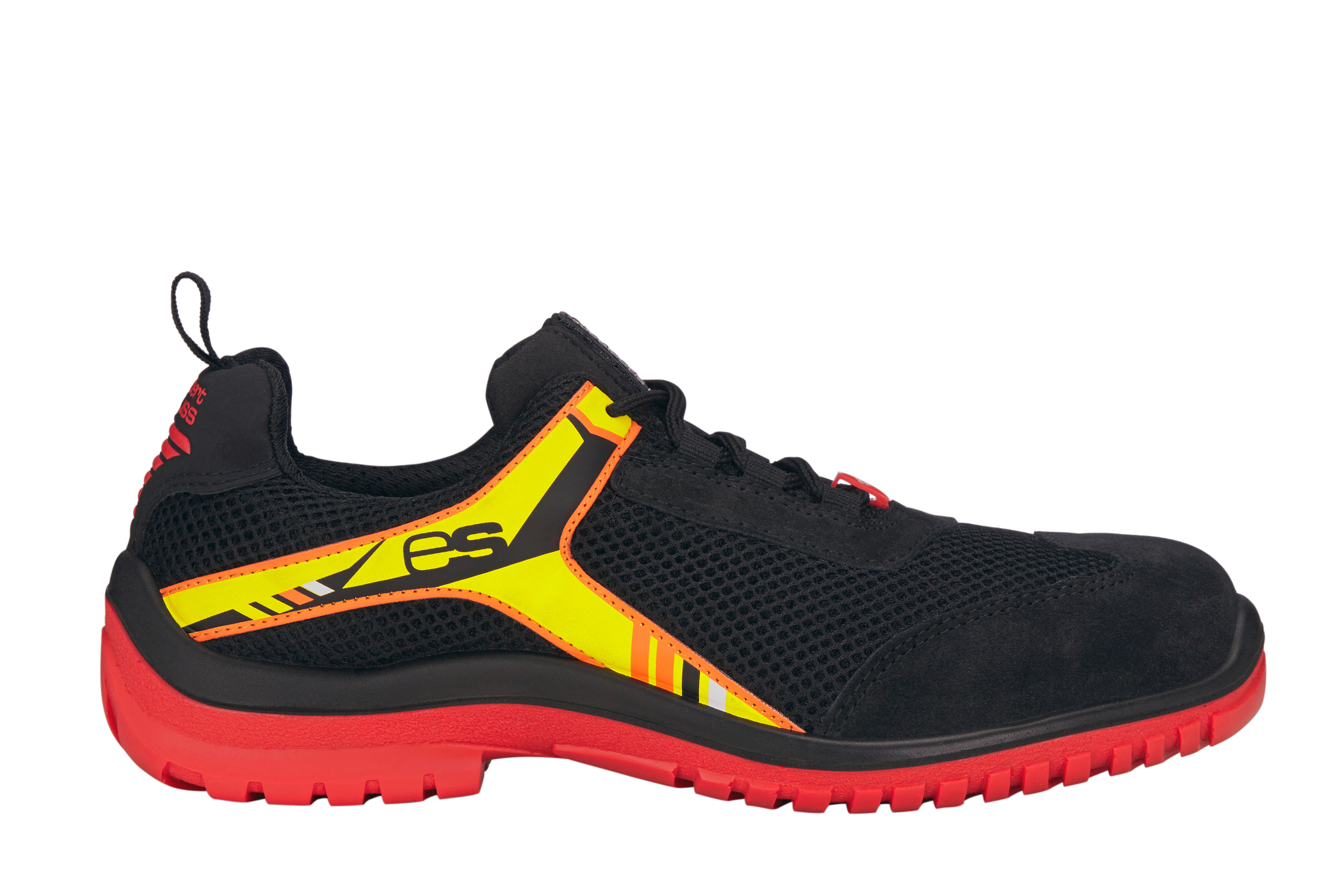 S1P: e.s. S1P Safety shoes Naos + black/red/yellow